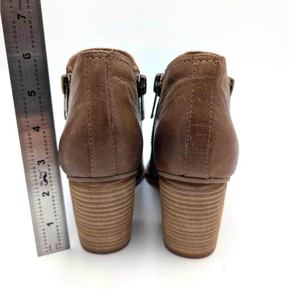 Lucky Brand Joseleen Peep Toe Heel Sandal Women's Tuscany Norway Size US7.5M - Picture 4 of 12